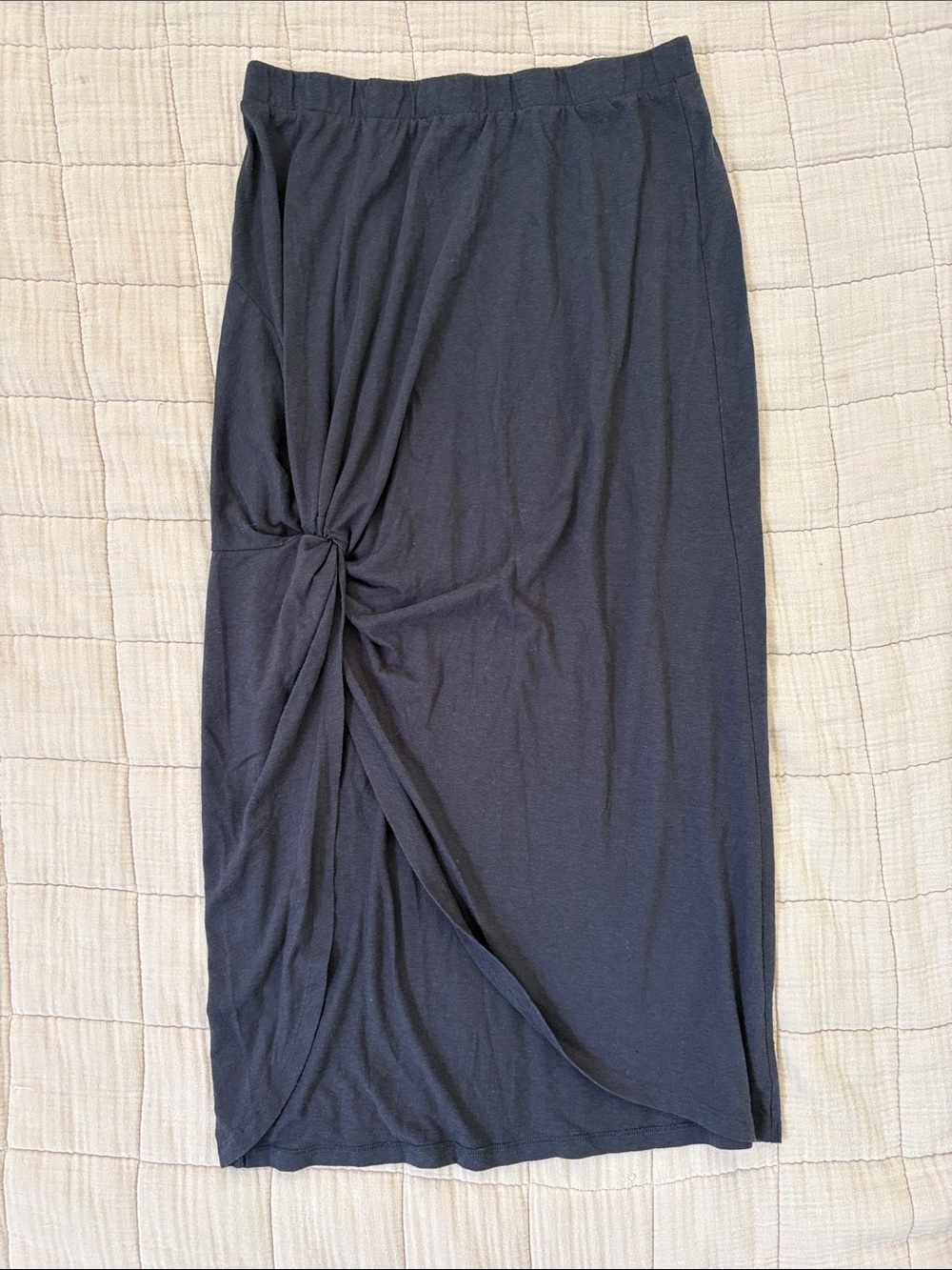 Z SUPPLY side knot cotton skirt